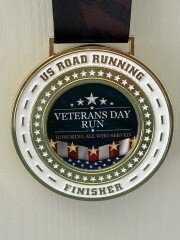 VETERANS DAY RUN Virtual 5K, 10K, 13.1M, & 26.2M (November 2026)