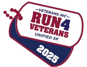 Veterans Inc. Run4Veterans 5k Run/Walk at Polar Park Logo