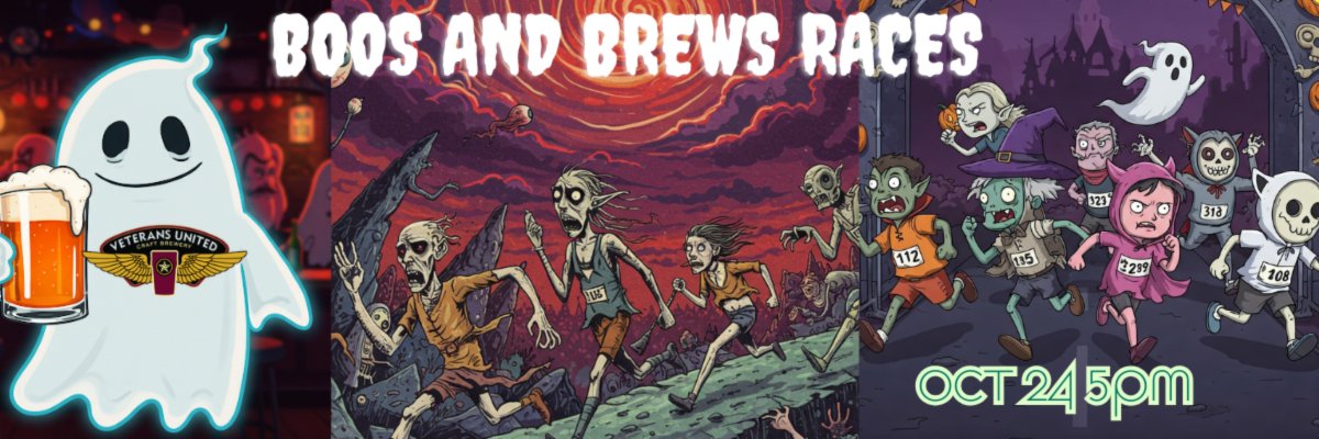Veterans United Brewing Boos and Brews 5k Race / 1 mile fun run