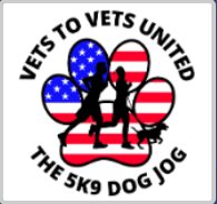Vets To Vets United "The 5K9 Dog Jog" Logo