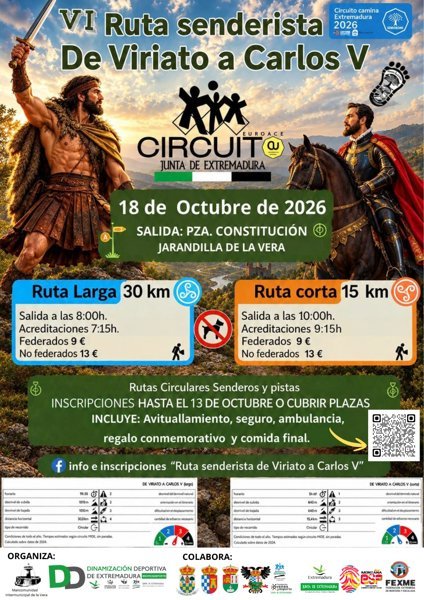 VI Ruta Senderista de Viriato a Carlos V Logo