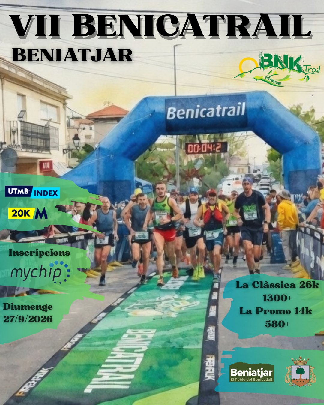 VII BENICATRAIL, Beniatjar 2026 Logo