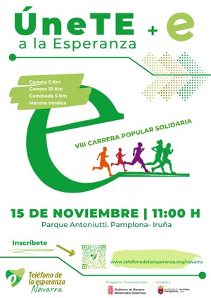 VIII Carrera+e del Telefono de la Esperanza 2026