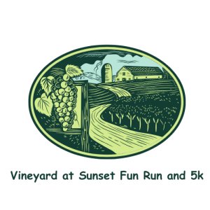Vineyard at Sunset 5K Logo