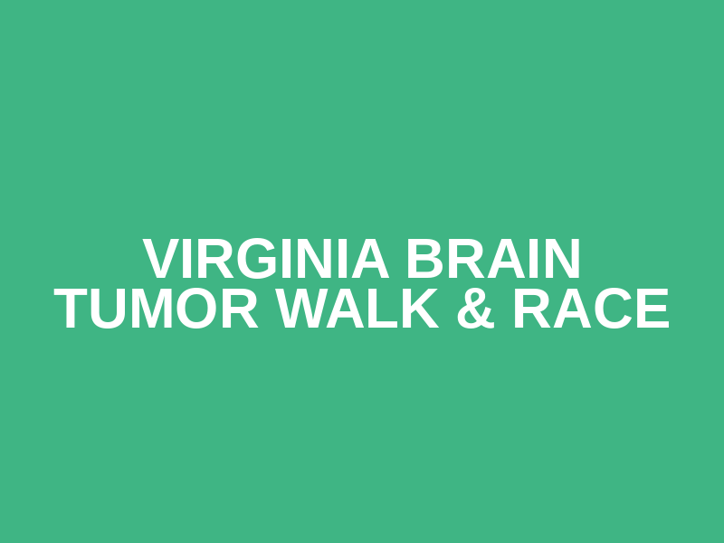 Virginia Brain Tumor Walk & Race Logo