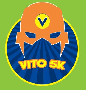 Vito 5k for Heroes Run Logo
