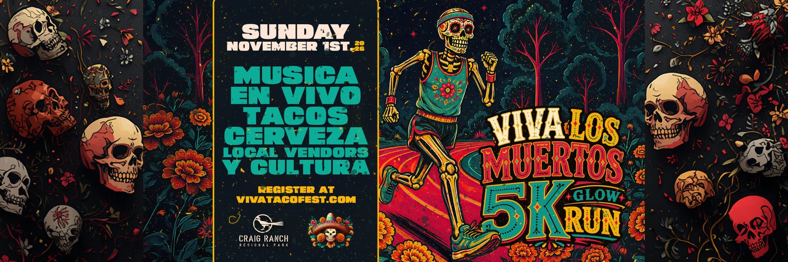 VIVA Los Muertos 5K Glow Run