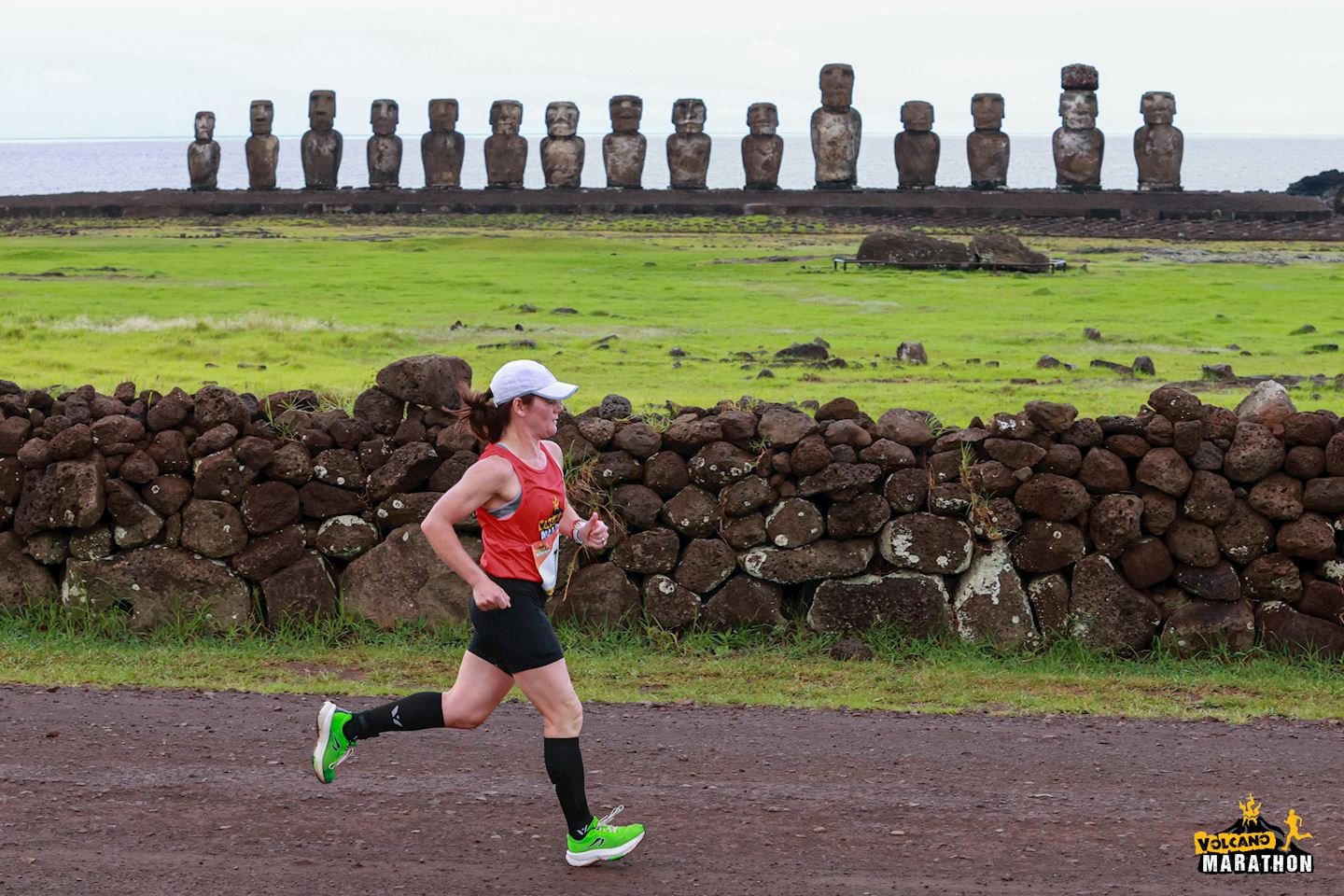 Volcano Marathon: Easter Island Edition - Chile Logo