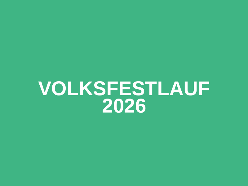 Volksfestlauf 2026 Logo