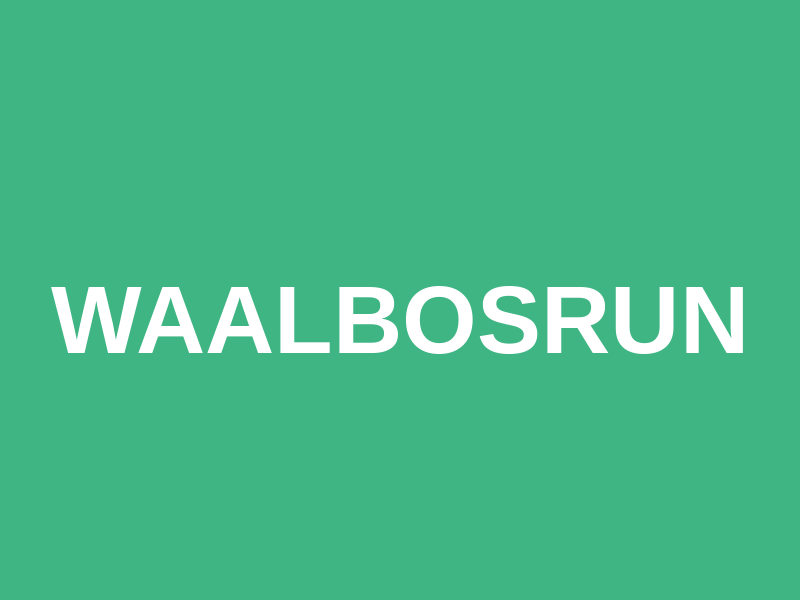 Waalbosrun Logo