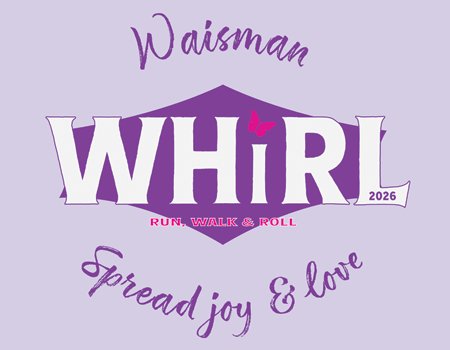 Waisman Whirl Run, Walk, & Roll for All Abilities Logo