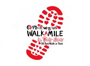 Walk A Mile in THEIR Shoes 5K Walk/Run Logo