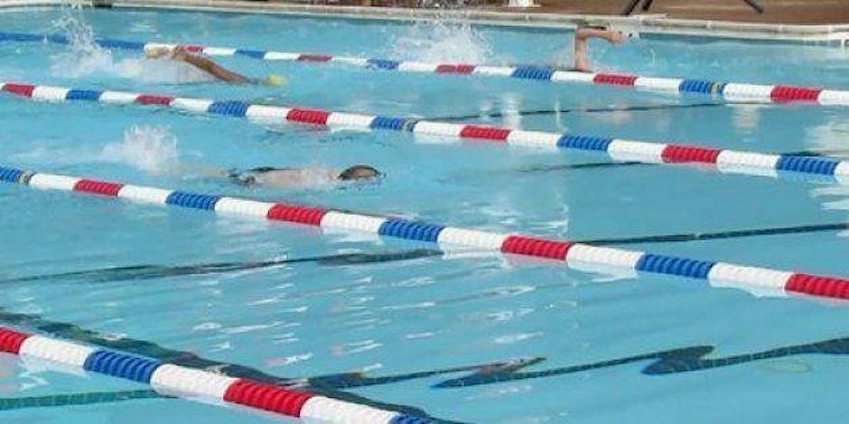 Walk To The Blocks Y Swim Meet Logo