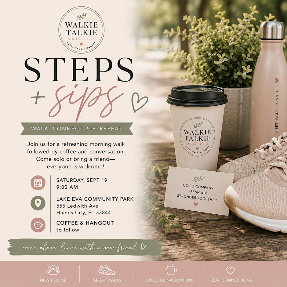 Walkie Talkie Social Club: Steps + Sips