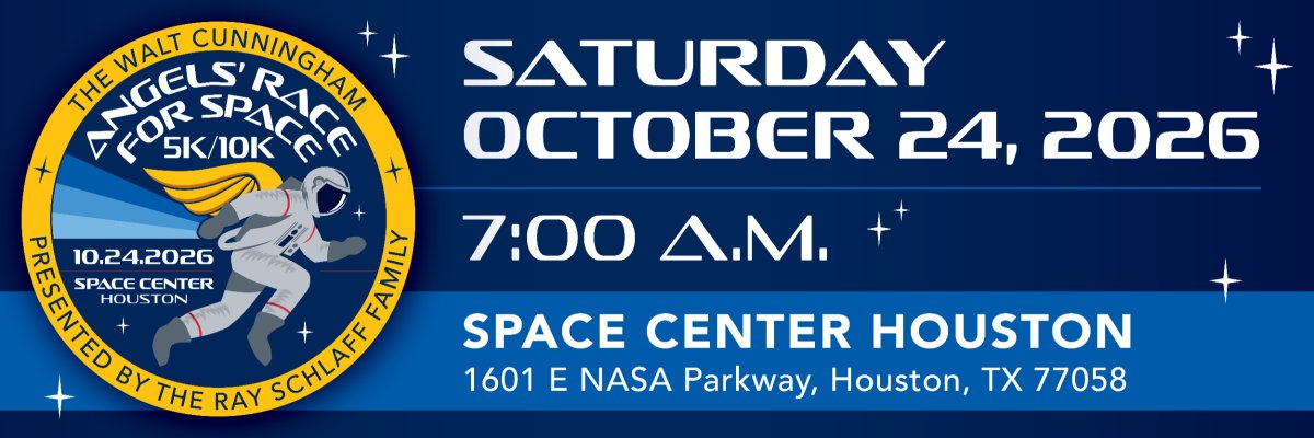 Walt Cunningham Angels' Race for Space 5k/10k and Family Fun Run presented by the Ray Schlaff Family