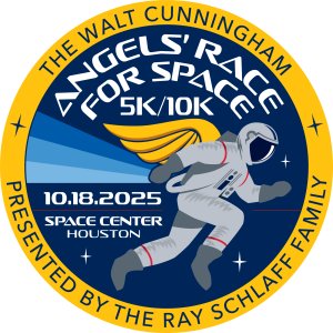 Walt Cunningham Angels' Race for Space 5k/10k and Family Fun Run presented by the Ray Schlaff Family Logo