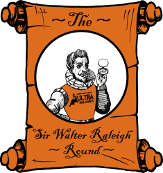 Walter Raleigh Round Half/Third Marathon Logo