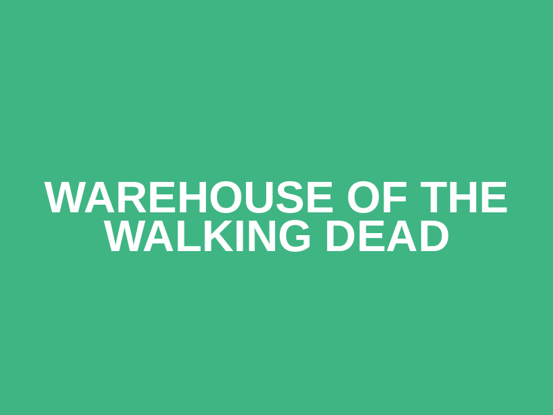 Warehouse of the Walking Dead Logo