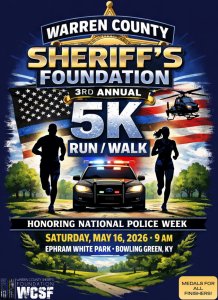 Warren County Sheriff's Foundation 5K Run/Walk Logo