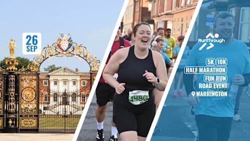 Warrington Running Festival September 2027 Logo
