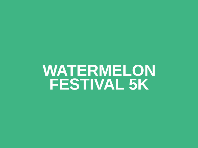 Watermelon Festival 5K Logo