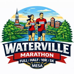 Waterville Marathon - Full/Half/10K/5K - Running Festival Logo