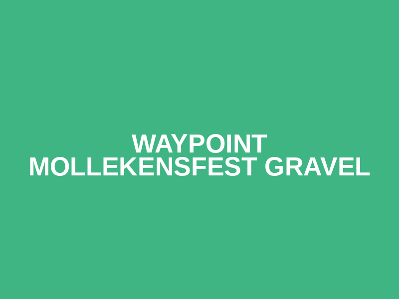 WAYPOINT MOLLEKENSFEST GRAVEL