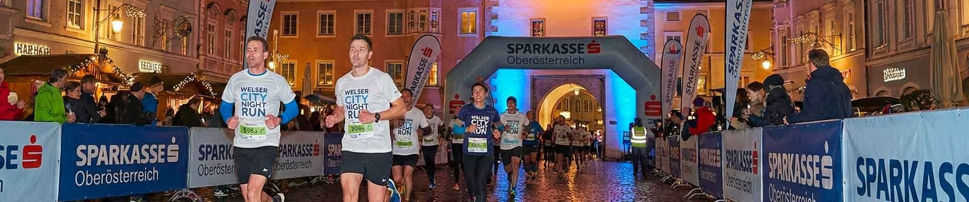 Welser Sparkasse OÖ City Night Run 2026 Logo