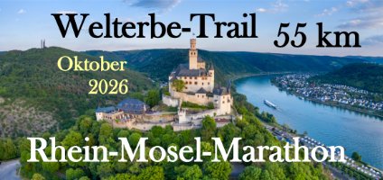 Welterbe-Trail und Rhein‑Mosel‑Marathon 2026 Logo