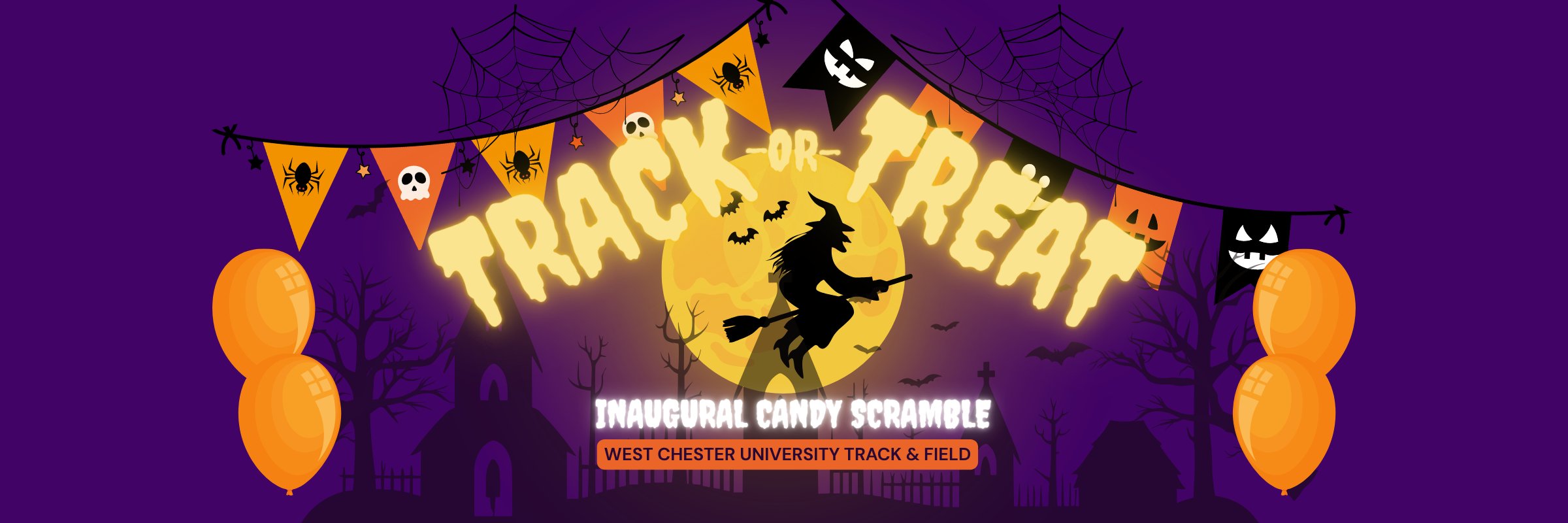West Chester University Track or Treat Logo