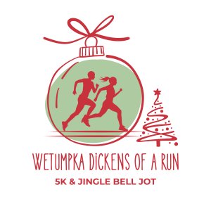 Wetumpka Dickens of a Run 5k & Jingle Bell Jot Logo