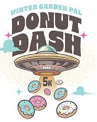 WGPAL Donut Dash 5K Logo