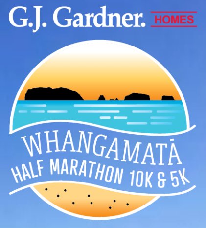 Whangamata Half Marathon 2026 Logo
