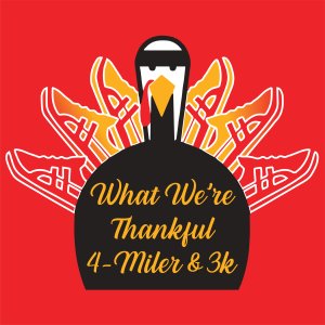 What We're Thankful 4-Miler Logo