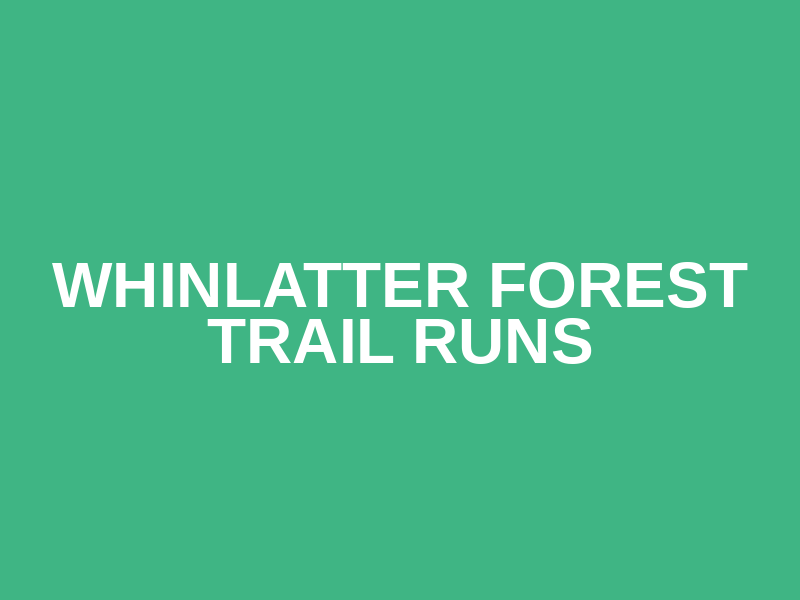 WHINLATTER FOREST TRAIL RUNS Logo