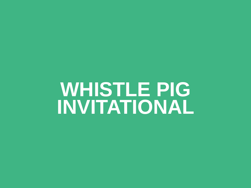 Whistle Pig Invitational Logo
