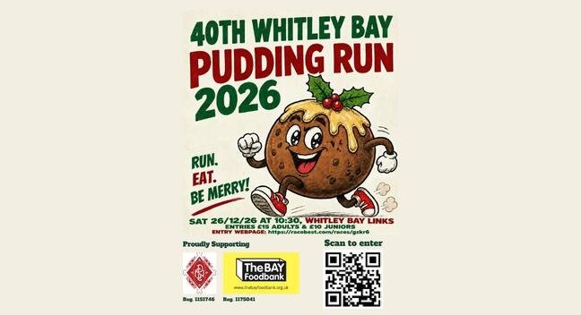 Whitley Bay Boxing Day Pudding Run 2026