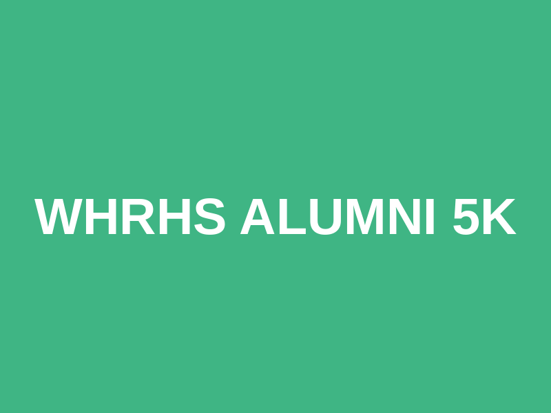 WHRHS Alumni 5K Logo