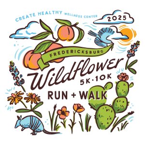 Wildflower Run 5K/10K Run + Walk Logo