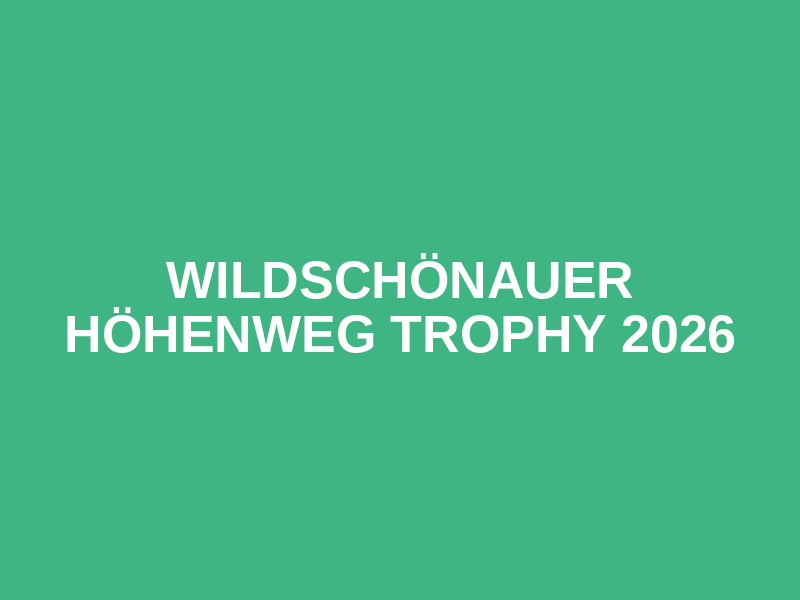 Wildschönauer Höhenweg Trophy 2026 Logo