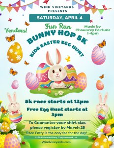 Wind Vineyards Bunny Hop Logo