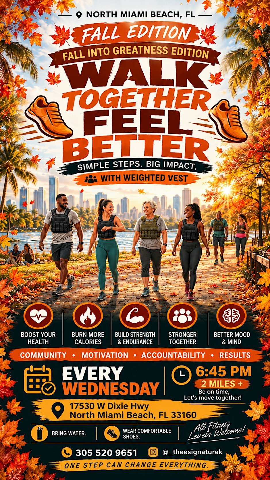 Winning Wednesday Weighted Vest Walk Club