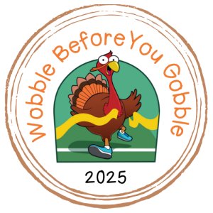 Wobble Before You Gobble 5k Run/Walk Logo