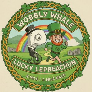 Wobby Whale Lucky Leprechaun 4 Mile / 2 Mile Dash