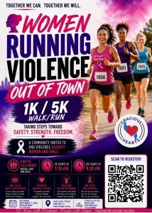 Women Running Violence Out of Town 5K Run