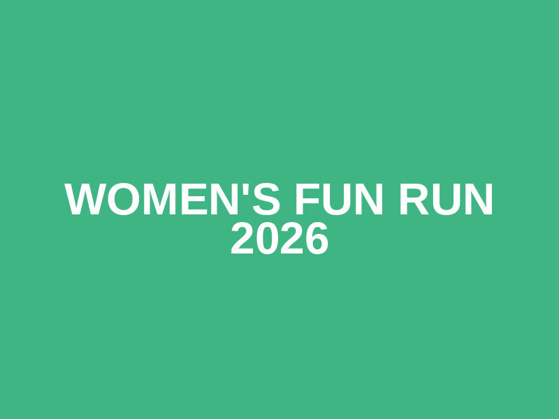 Women's Fun Run 2026 Logo