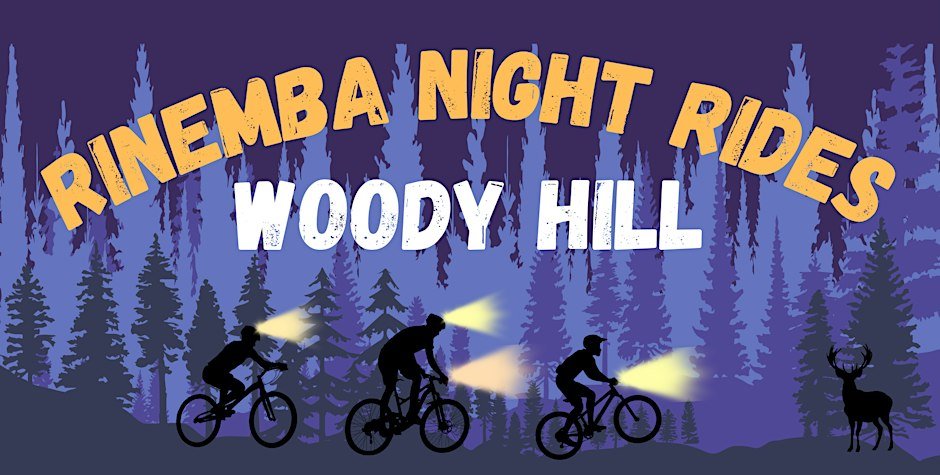 Woody Hill - RINEMBA Night ride Series Logo