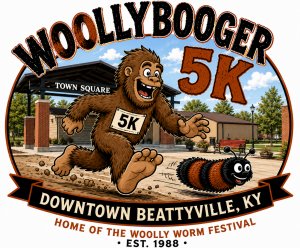 Woolly Booger 5K & Main Street Mile Walk, Beattyville, KY Logo