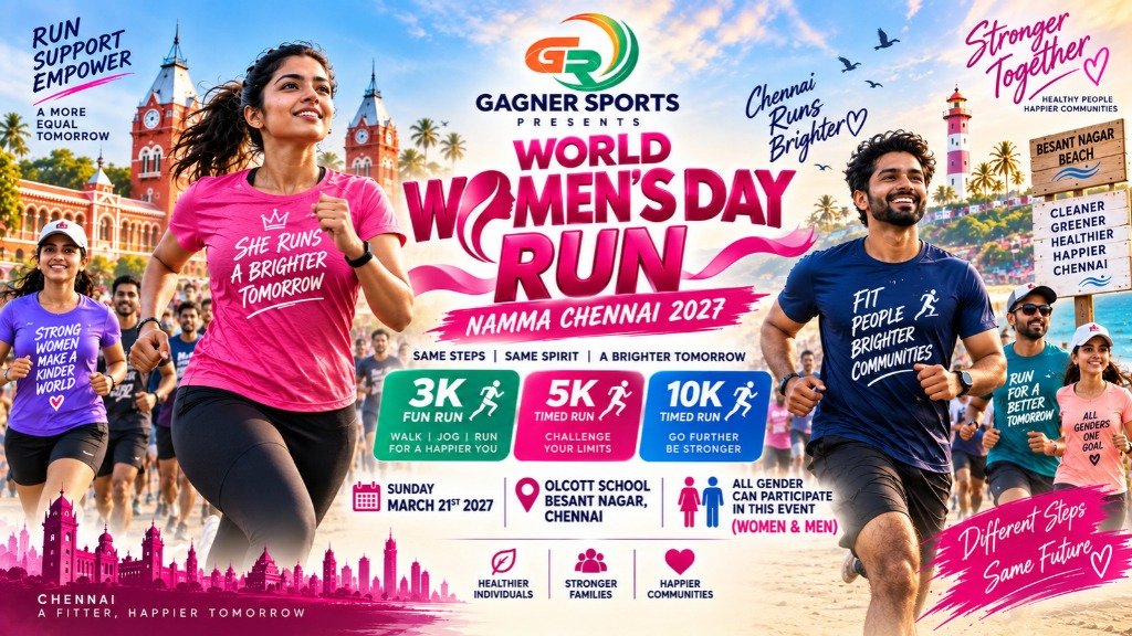 World Women's Day Run - Namma Chennai 2027 Logo