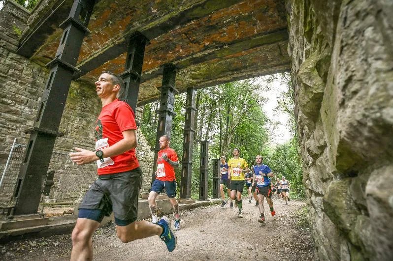 Wye Valley Tunnel Run (Marathon, Half, 10km, Colourburst) Logo